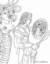 Coloring Medusa Perseus Greek Pages Mythology Mythologie Coloriage Para Colorear Méduse Myth Persée Et Grec La Heroes Mitología Hellokids Dessin sketch template