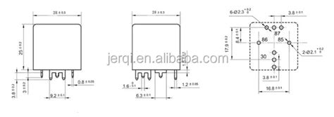 pcb auto relay jd pin starter relay car horn relay buy   pcb auto relay