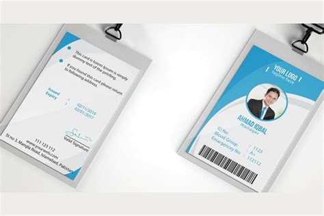 Ad Employee Id Card Template By Nasirgrfx On Creativemarket These