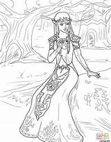 Breath Prinzessin Elfy Kolorowanki Supercoloring Gratuit Sword Malvorlagen Beau Getdrawings Colorier Skyward Kategorien sketch template