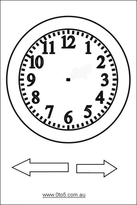 clock face clock template clock face clock face printable