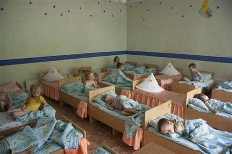 Sleep Time In Russian Kindergarten