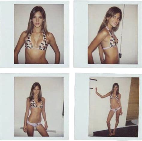 21 polaroid photos of supermodels before they were famous airows