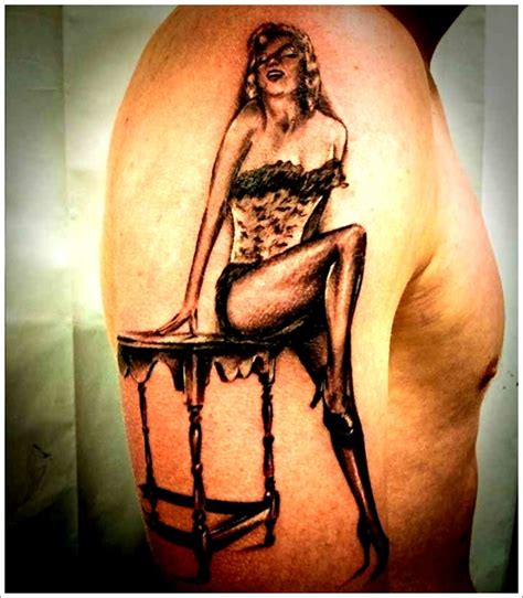Pin Up What Is That Tattoos With Pin Up Girls Oh My God It`s Hot