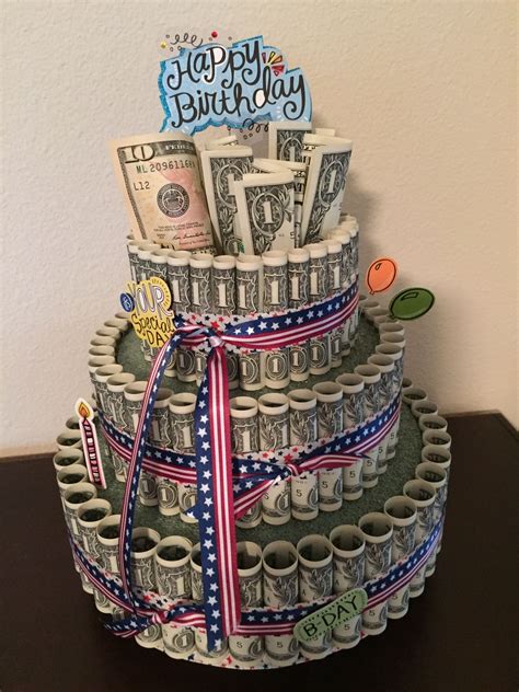 Made This Cake For My Grandsons 14th Birthday Money Birthday Cake