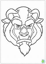 Beast Coloring Beauty Pages Disney La Belle Et Characters Mask Da Colorare Printable Bête Colouring Drawing Silhouette Mode Para Bestia sketch template