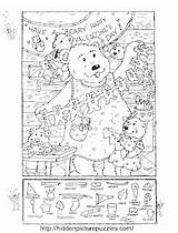 Hidden Valentine Puzzle Coloring Liz Ball Puzzles Publishing Books Treat Special sketch template