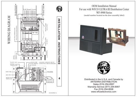 model number located   door assembly label wfco wf  series user manual page