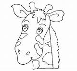 Giraffe Face Coloring Pages Colorear Coloringcrew Color Animals Getcolorings sketch template