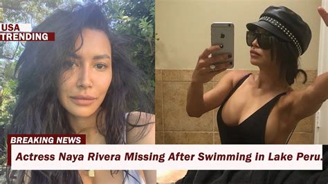 Glee Actress Naya Rivera Missing After Going Boating On Lake Piru