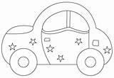 Bil Tegning Tegninger Farvelægning Farvelaegning Automobile étoile sketch template