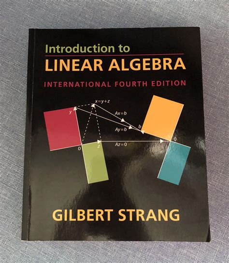 gilbert strang introduction  linear algebra international  edition
