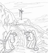 Jezusa Jezus Zmartwychwstanie Kolorowanki Zmartwychwstał Dla Kolorowanka Jesus Druku Malowanki Anioły Wielkanoc Grobem Nad Droga Krzyżowa Resurrection Które sketch template