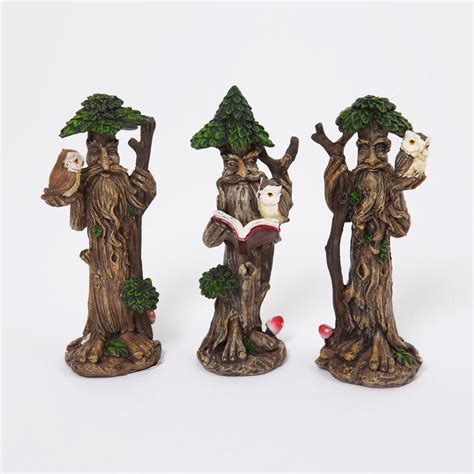 resin tree character figurine   gerson company steins garden home