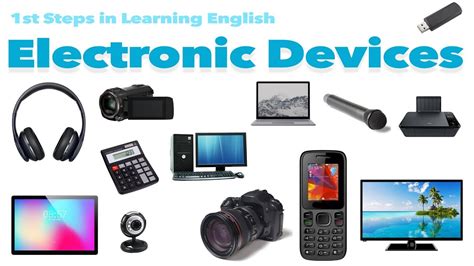 english vocabulary electronics youtube