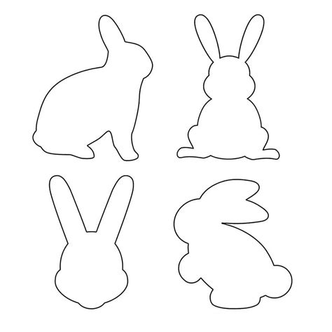 printable bunny template