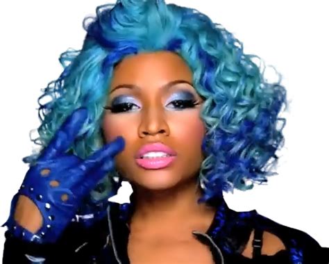 Nicki Minaj Blue Hair Psd Official Psds