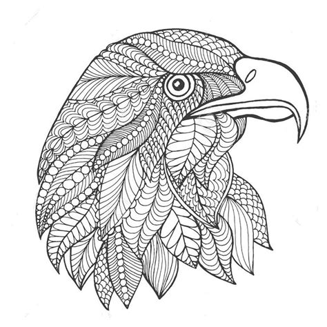 eagle zentangle coloring pages mandala coloring pages bird coloring