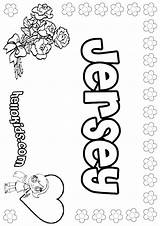 Jersey Lindsey Coloring Pages Hellokids Girl Print Color Online sketch template