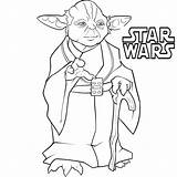Wars Yoda Clever Intelligent sketch template
