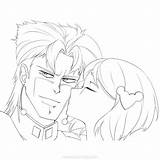 Jojo Joestar Dio Kissing Jotaro Xcolorings sketch template