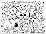 Vocabulary Coloring Pages Halloween Getcolorings sketch template