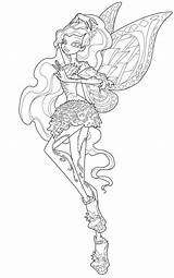 Tynix Winx Layla Butterflix Ausmalbilder Lineart Leyla sketch template