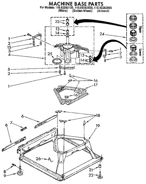 kenmore  series washer parts diagram wiring