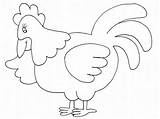 Poulet Coloriages Animaux sketch template