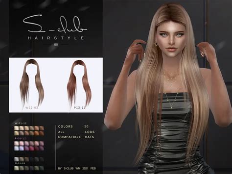 long hair    club  sims resource sims  hairs