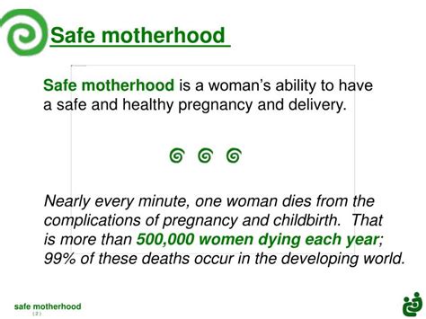 ppt safe motherhood powerpoint presentation id 84499