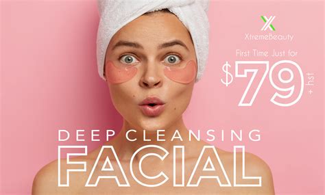 first time facial promo just for 79