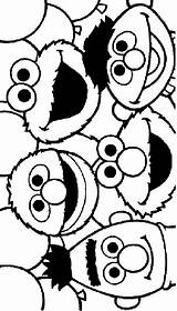 Coloring Pages Sesame Street sketch template