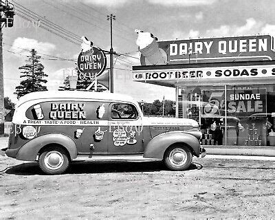 vintage dairy queen    photo reprint ebay
