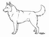 Husky Dog Coloring Outline Drawing Siberian Clipart Pages Dogs Lineart Deviantart Puppy Silhouette Drawings Sedillo Kennels Template Puppies Huskies Cliparts sketch template
