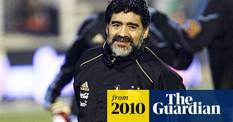 Diego Maradona Runs Over Cameraman At World Cup Squad Announcement