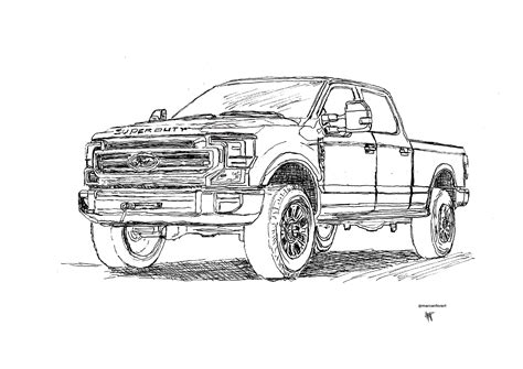 ford  coloring page ford pickup truck  coloring transparent
