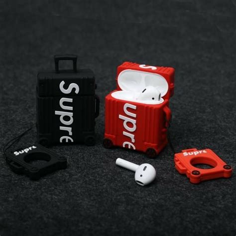 airpod case protective cover earphone charging case  print redblack airpod case case