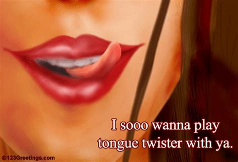 playing tongue twister free sneak a kiss day ecards