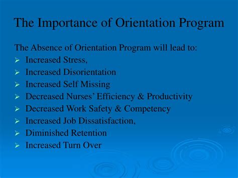 orientation program   nurses  emergency department
