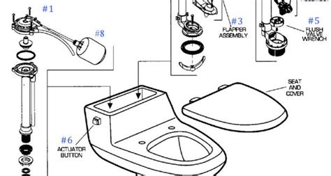 briggs toilet tank parts diagram mansfield    trailer