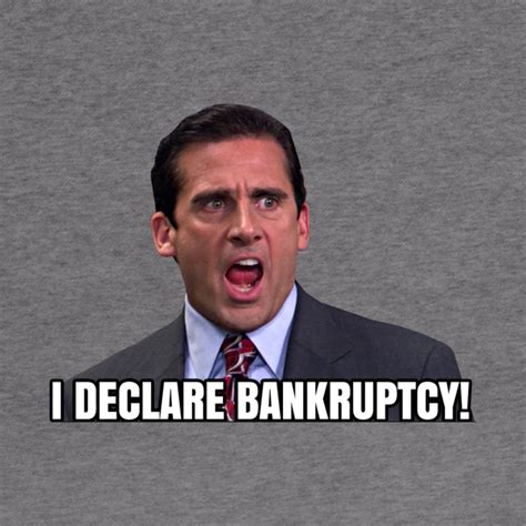 declare bankruptcy michael scott  office hoodie teepublic