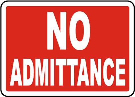 admittance sign save  instantly