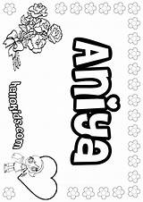 Aniya Coloring Color Pages Hellokids Print Online Sheets sketch template
