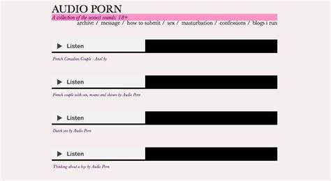 The Best Audio Porn Sites Porn Dude Blog