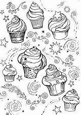 Coloring Pages Adult Food Omalovánky sketch template