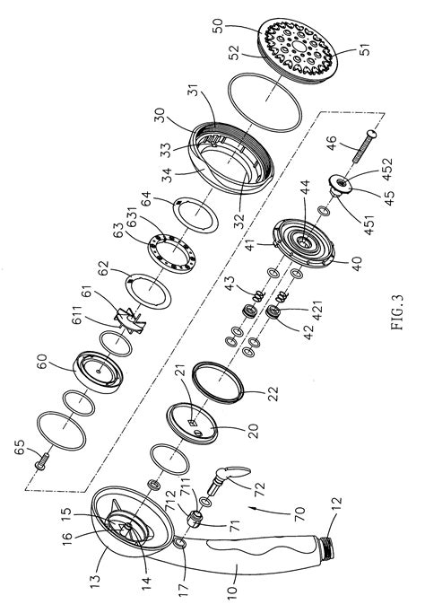 patent  shower head assembly google patents