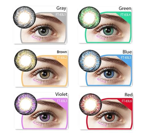 mm big eyes contact lenses lucille venus galaxy color contact lens