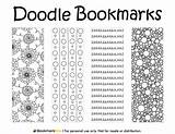 Bookmarks Doodle Printable Bookmark Template Bookmarkbee Book Pdf Printables Designs Coloring Patterns School Templates Kids Includes Four Different Pages Marks sketch template