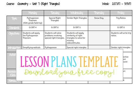 google docs lesson plans template busy  beebe